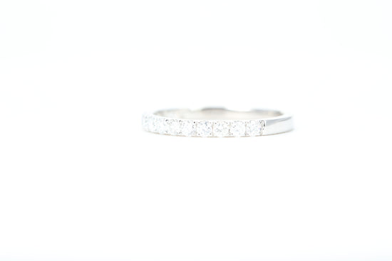 Micro Pavé 1/2 Carat Diamond Ring in 14K White Gold