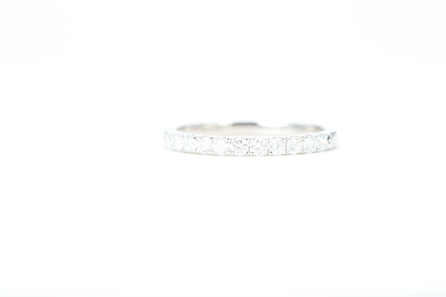 Micro Pavé 1/2 Carat Diamond Ring in 14K White Gold