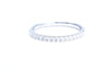 Minimalist Pavé Diamond Ring 1/4 of a carat total weight in 18K white gold