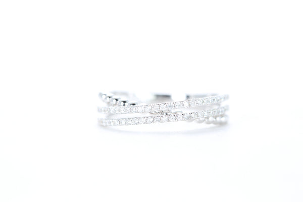 Intertwined Diamond Ring
