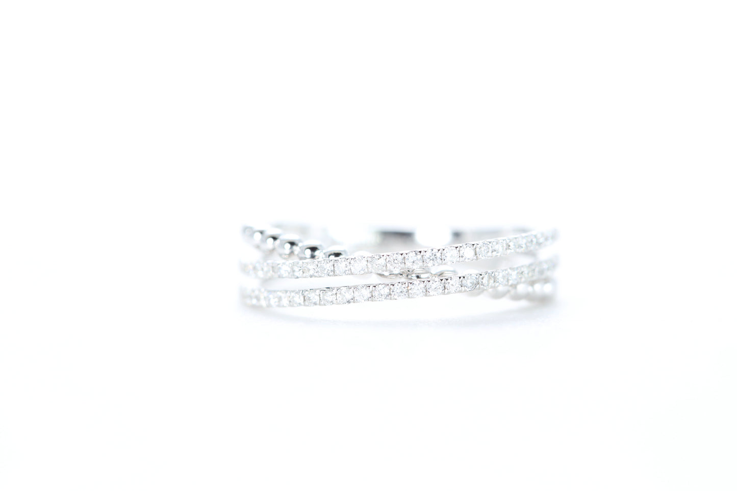 Intertwined Diamond Ring
