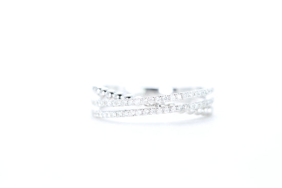 Intertwined Diamond Ring