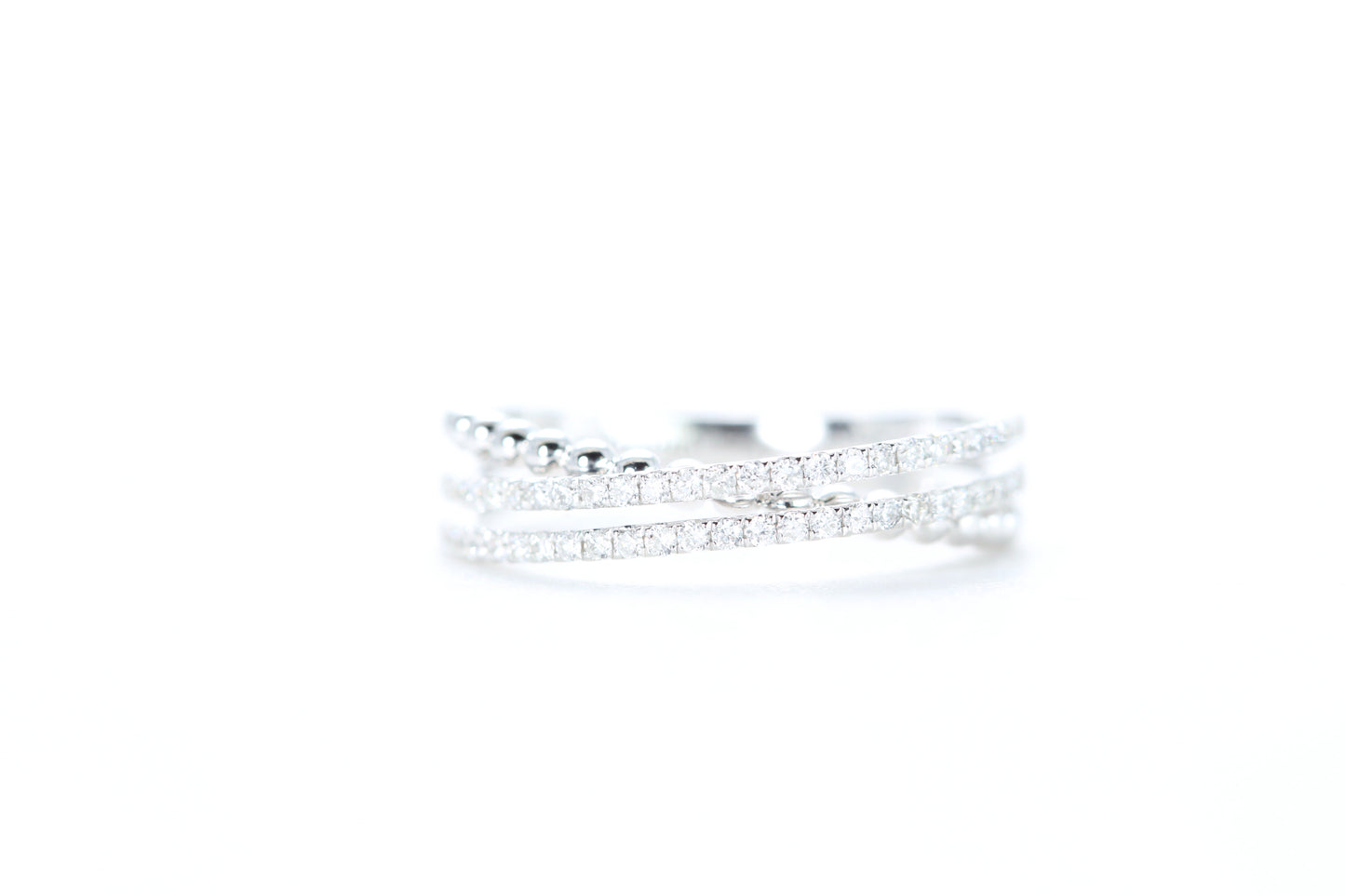 Intertwined Diamond Ring