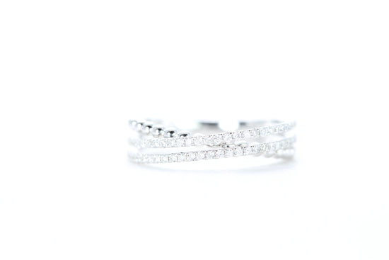 Intertwined Diamond Ring