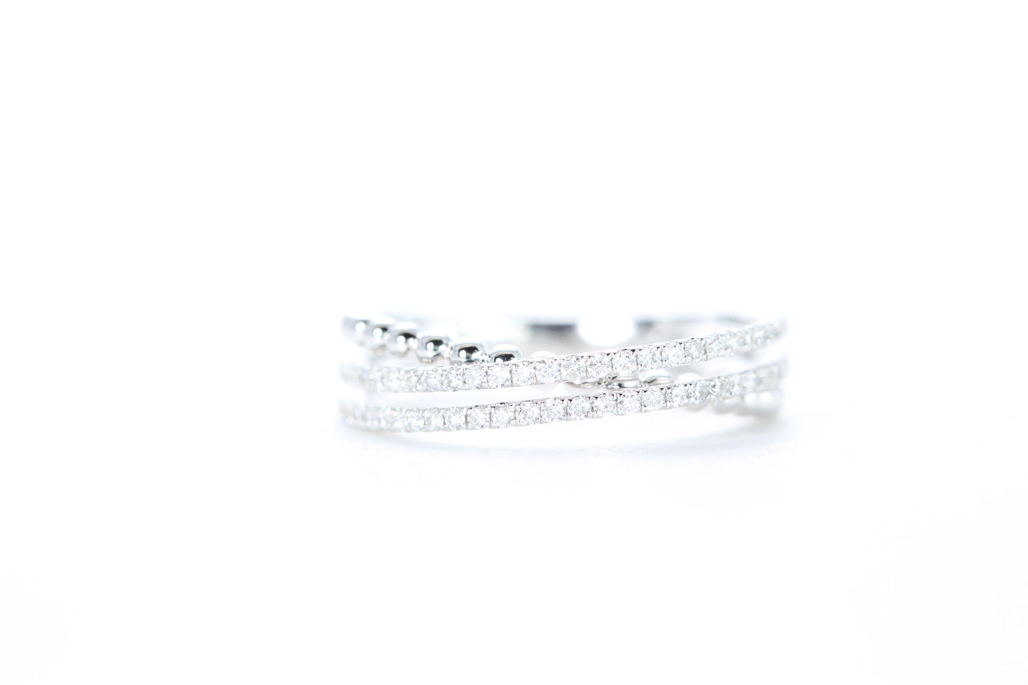 Intertwined Diamond Ring