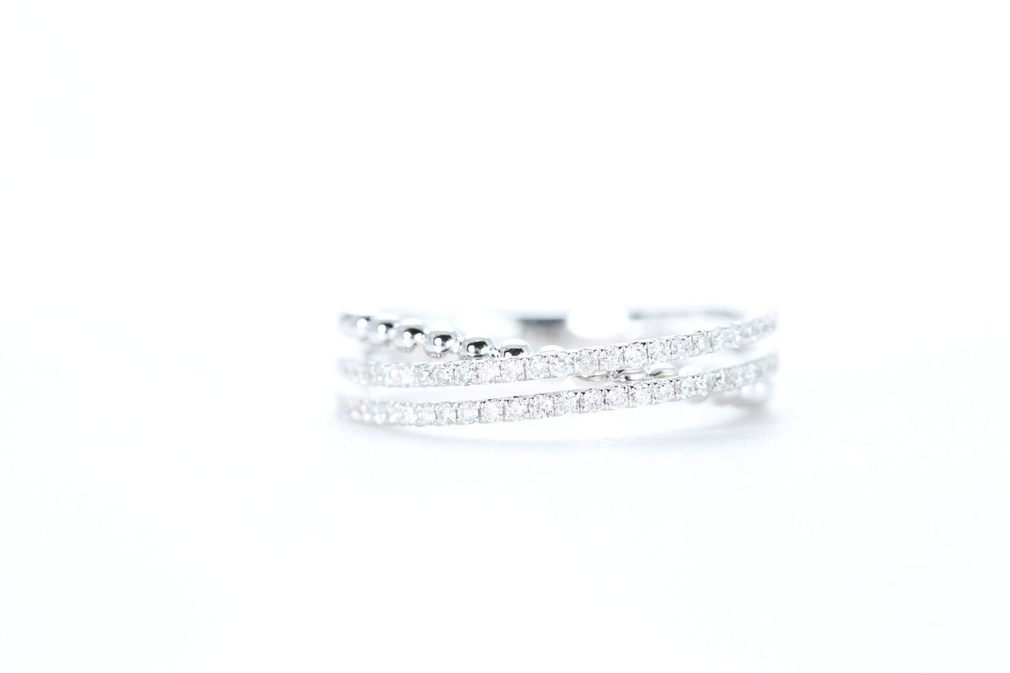 Intertwined Diamond Ring