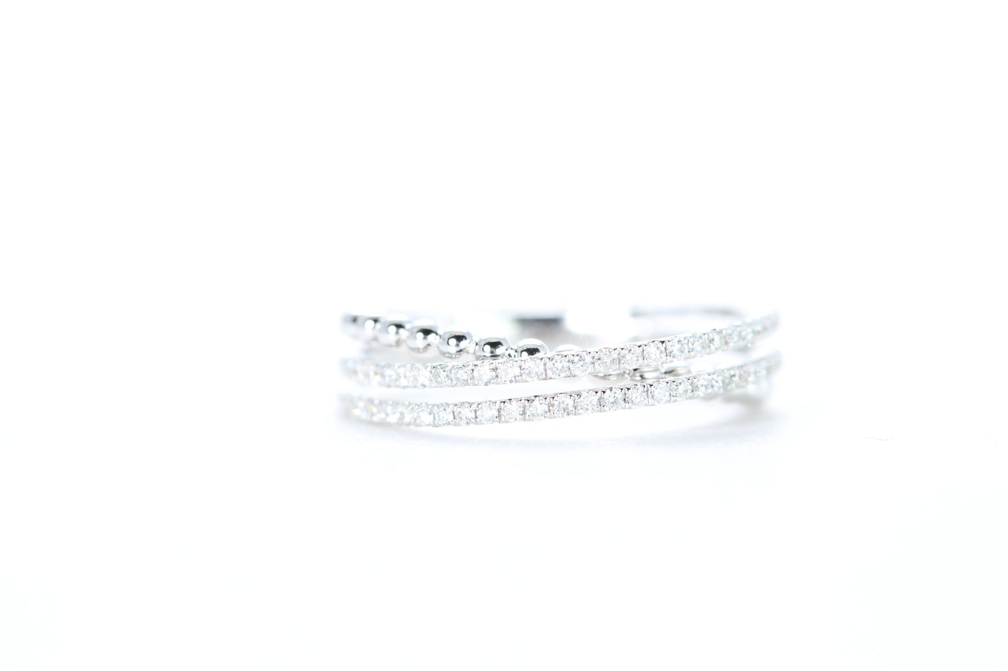 Intertwined Diamond Ring