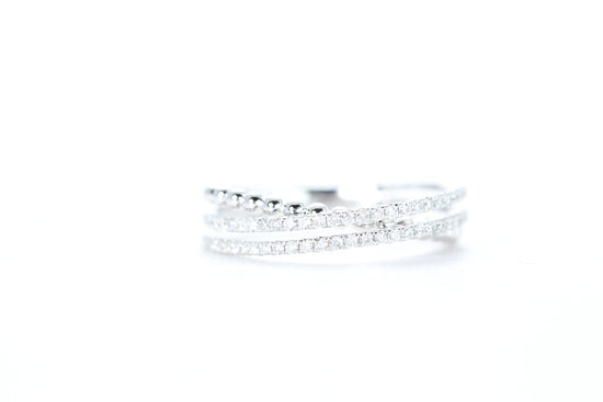 Intertwined Diamond Ring