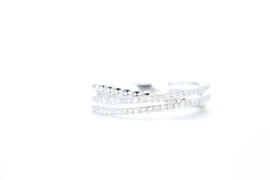 Intertwined Diamond Ring