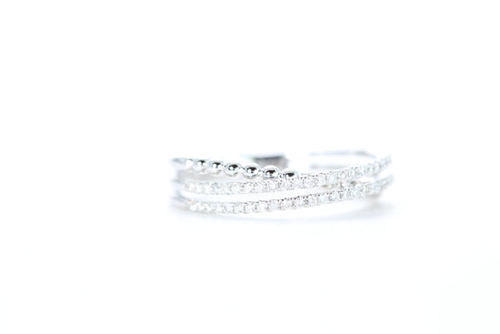 Intertwined Diamond Ring