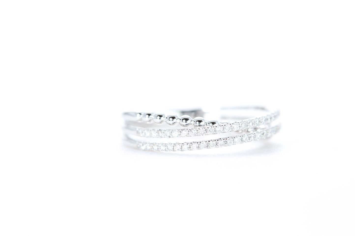 Intertwined Diamond Ring