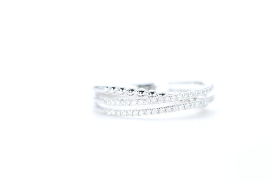 Intertwined Diamond Ring