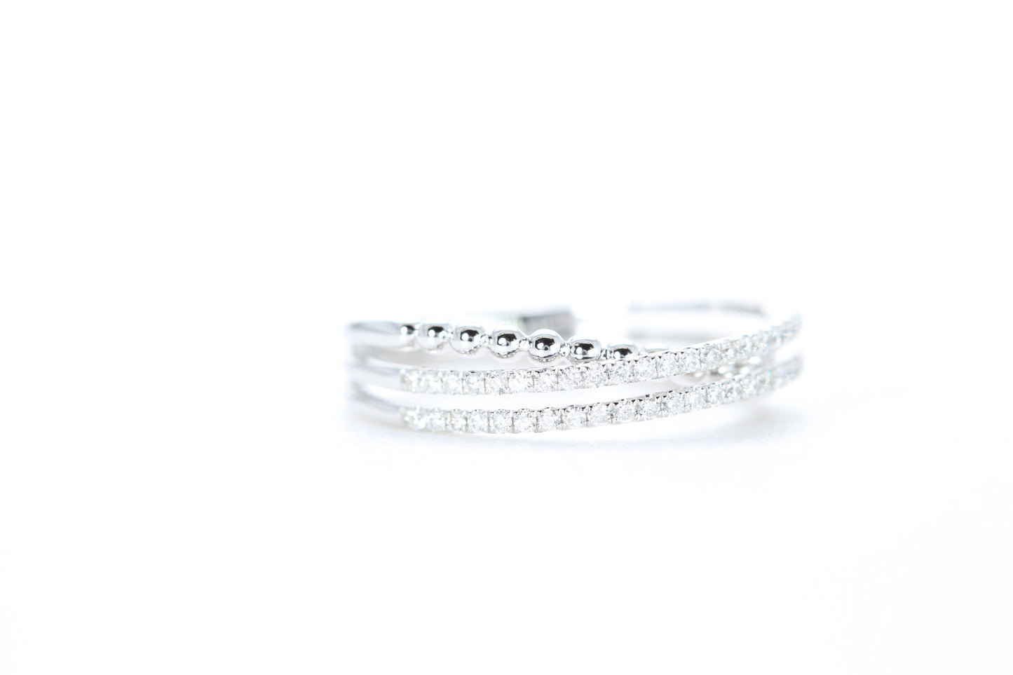 Intertwined Diamond Ring