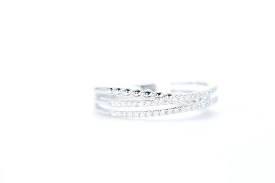 Intertwined Diamond Ring