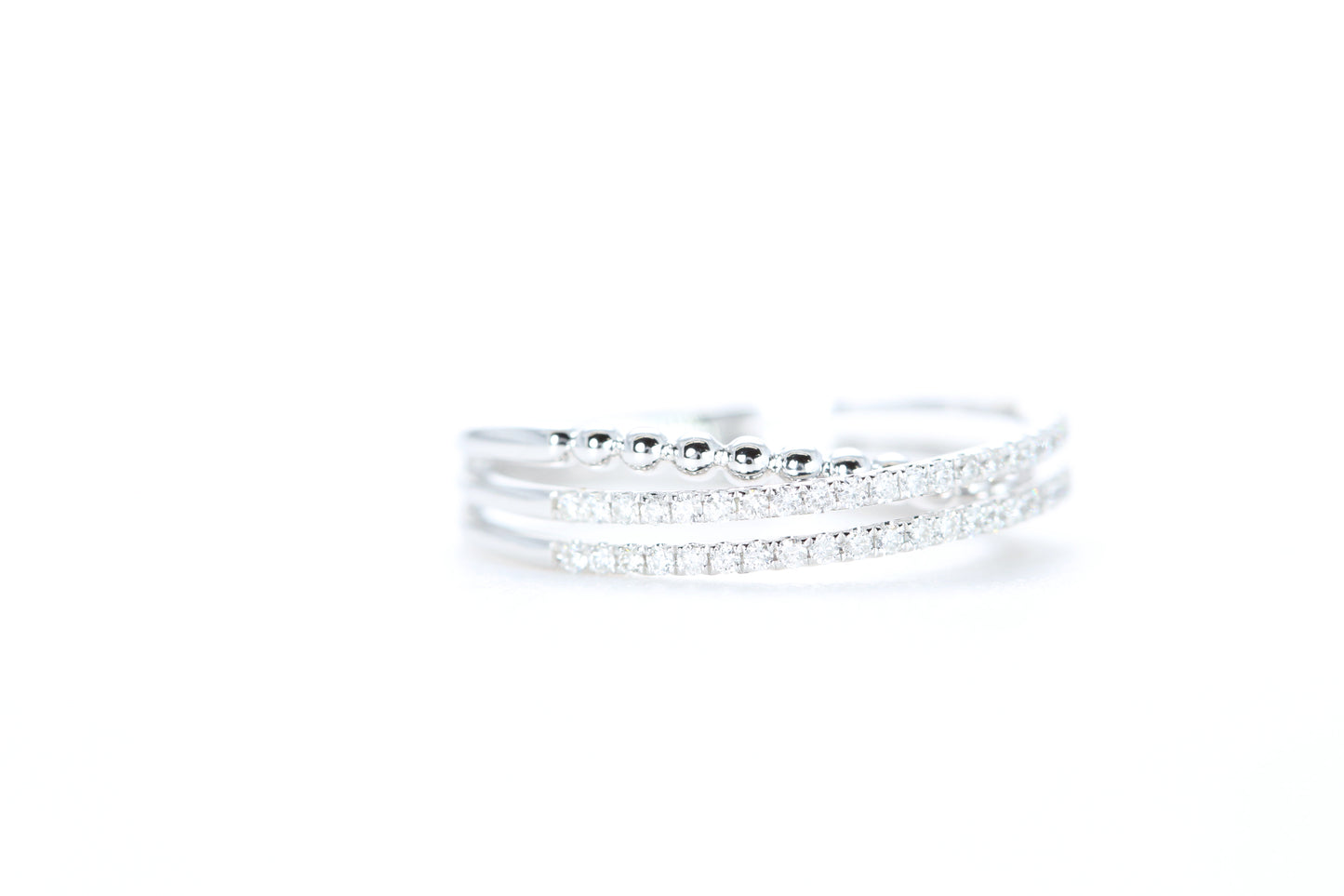 Intertwined Diamond Ring