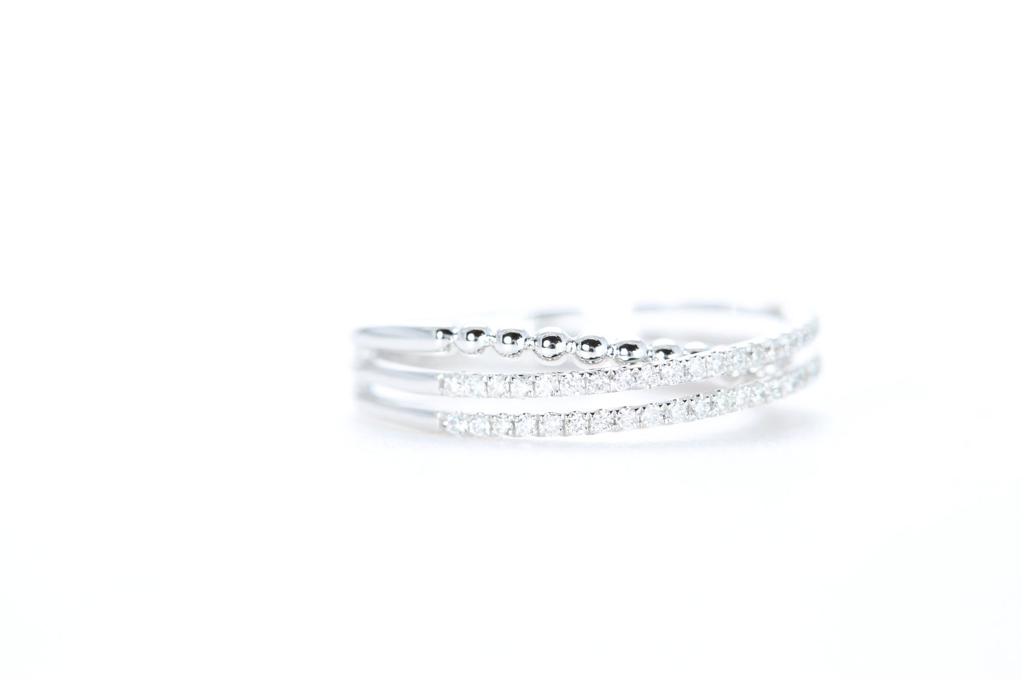 Intertwined Diamond Ring