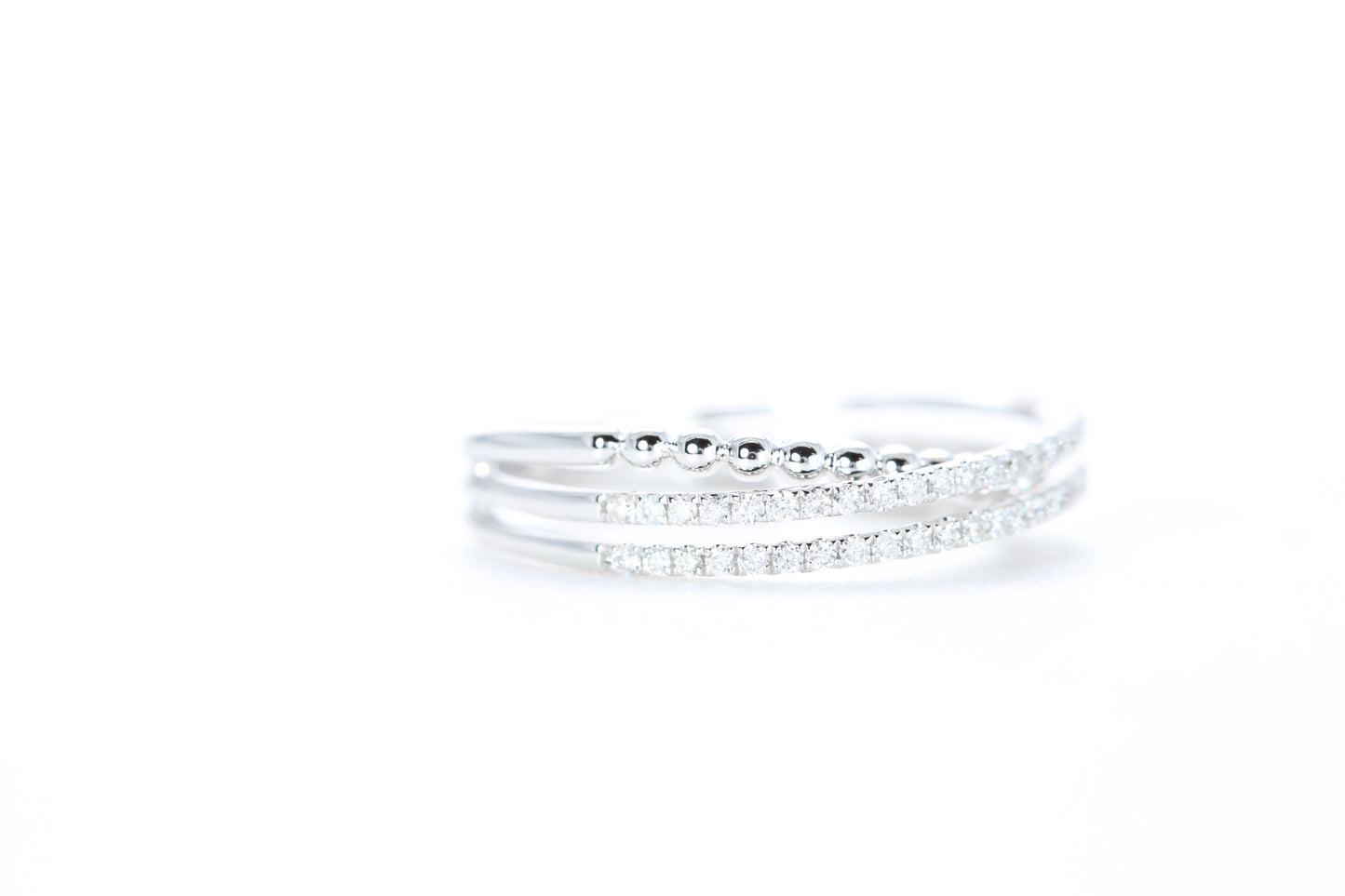 Intertwined Diamond Ring