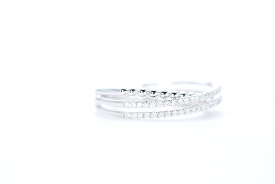 Intertwined Diamond Ring