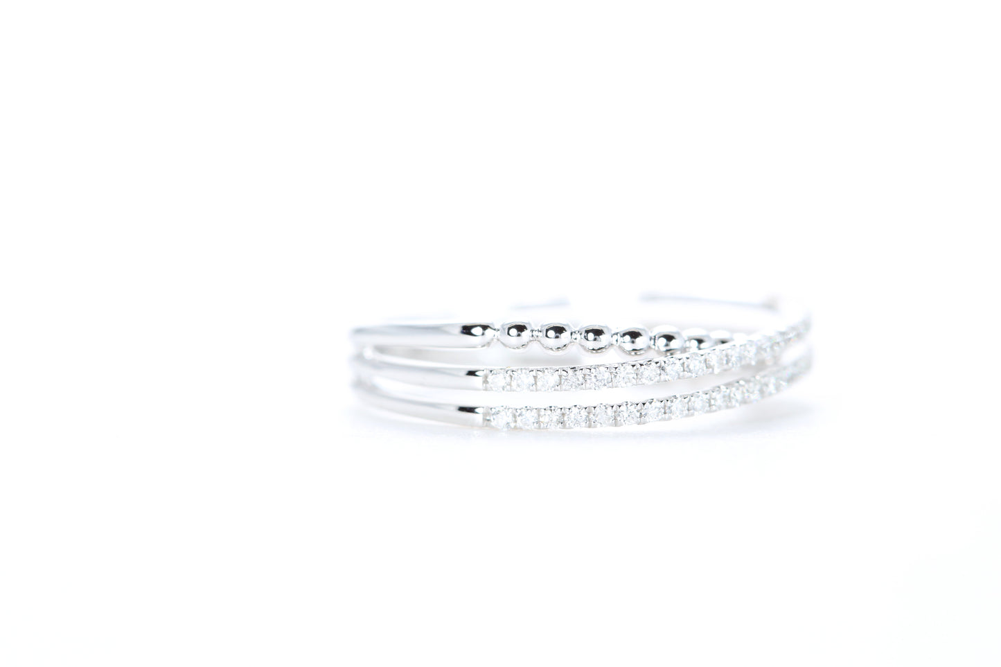 Intertwined Diamond Ring