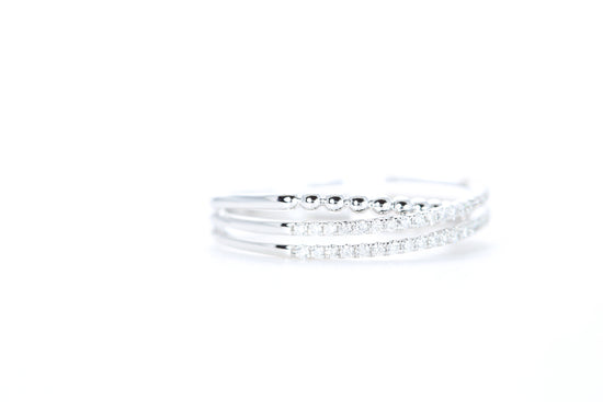 Intertwined Diamond Ring