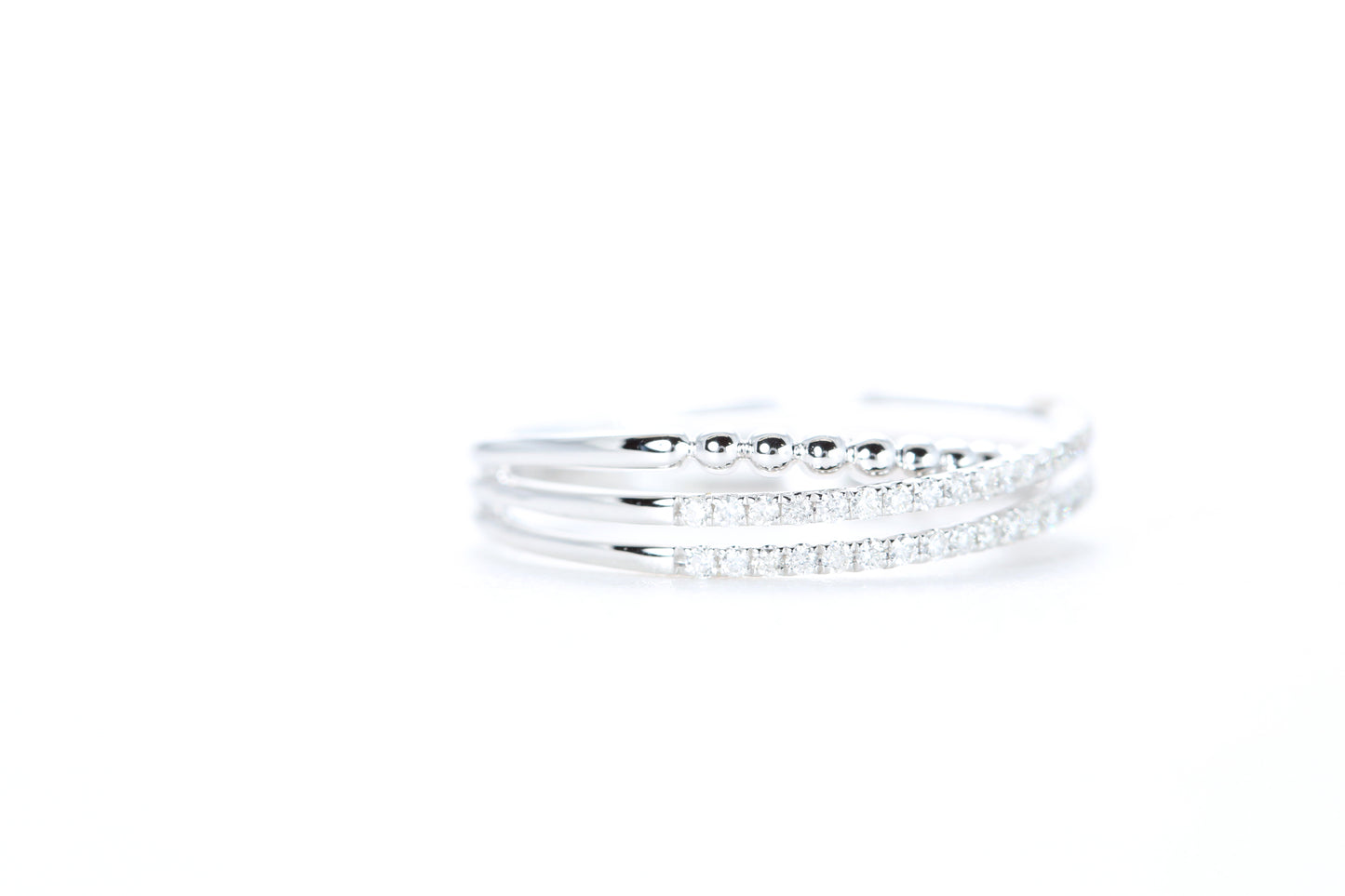 Intertwined Diamond Ring