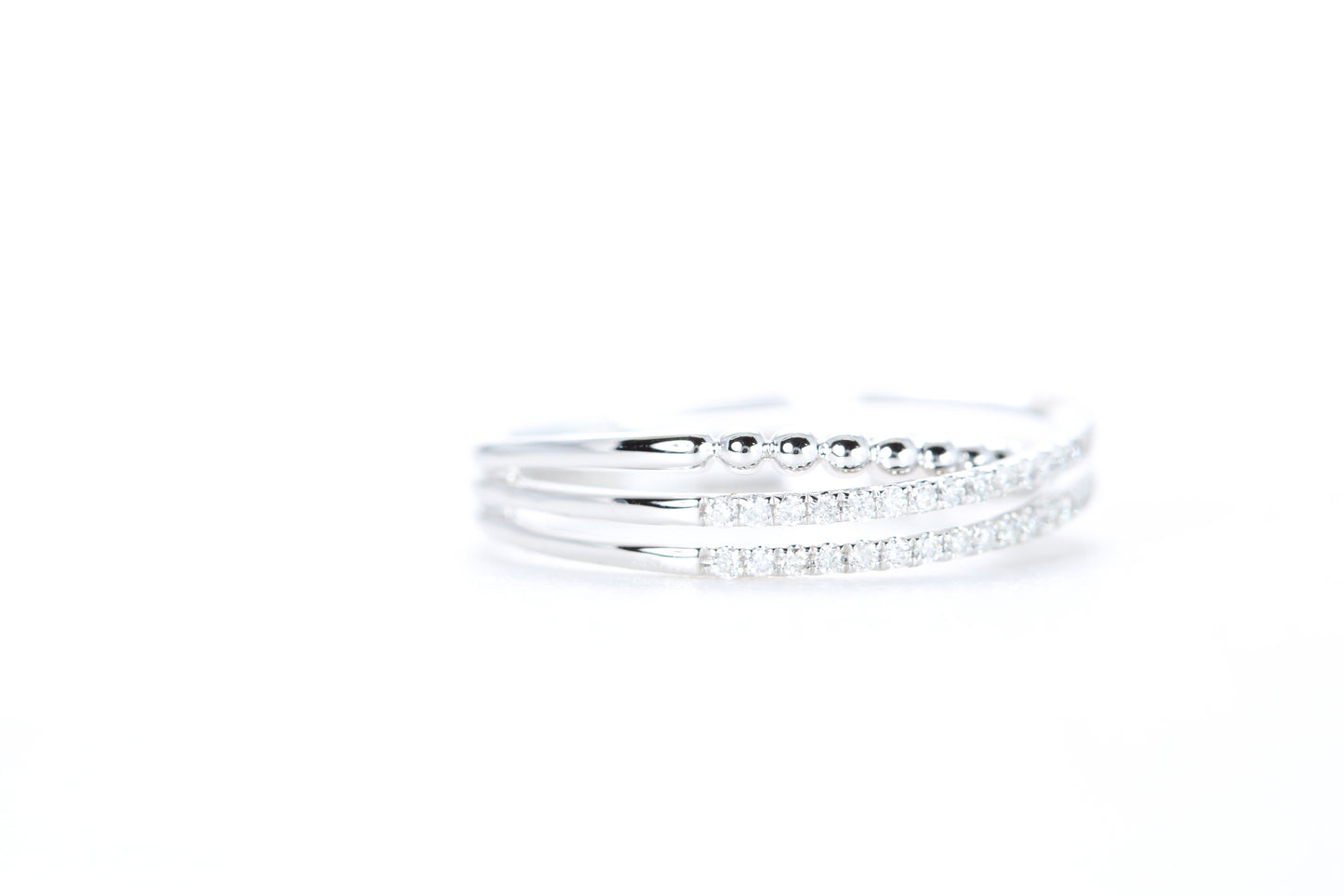 Intertwined Diamond Ring