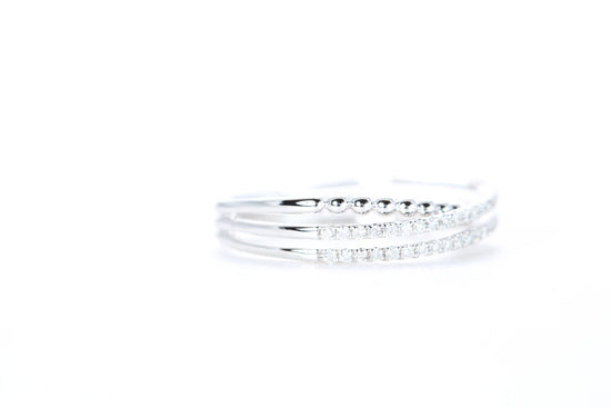 Intertwined Diamond Ring