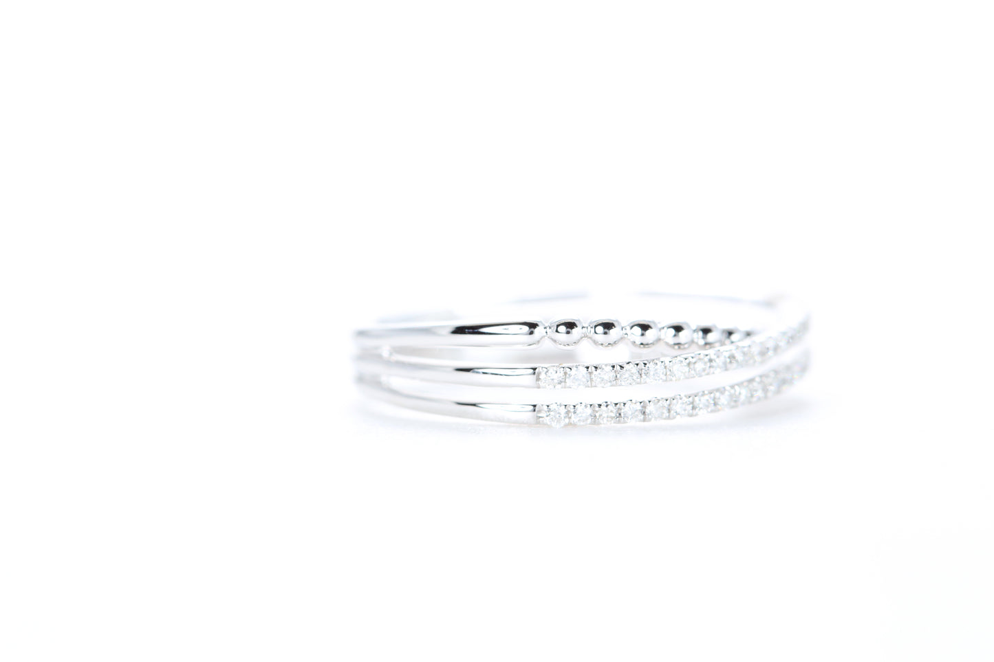 Intertwined Diamond Ring