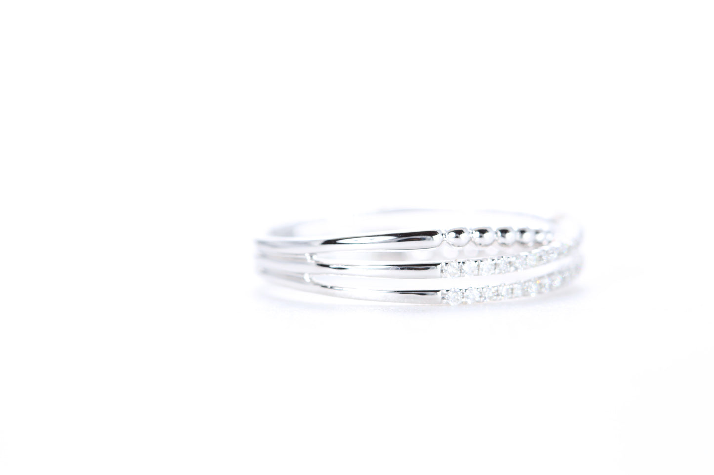 Intertwined Diamond Ring