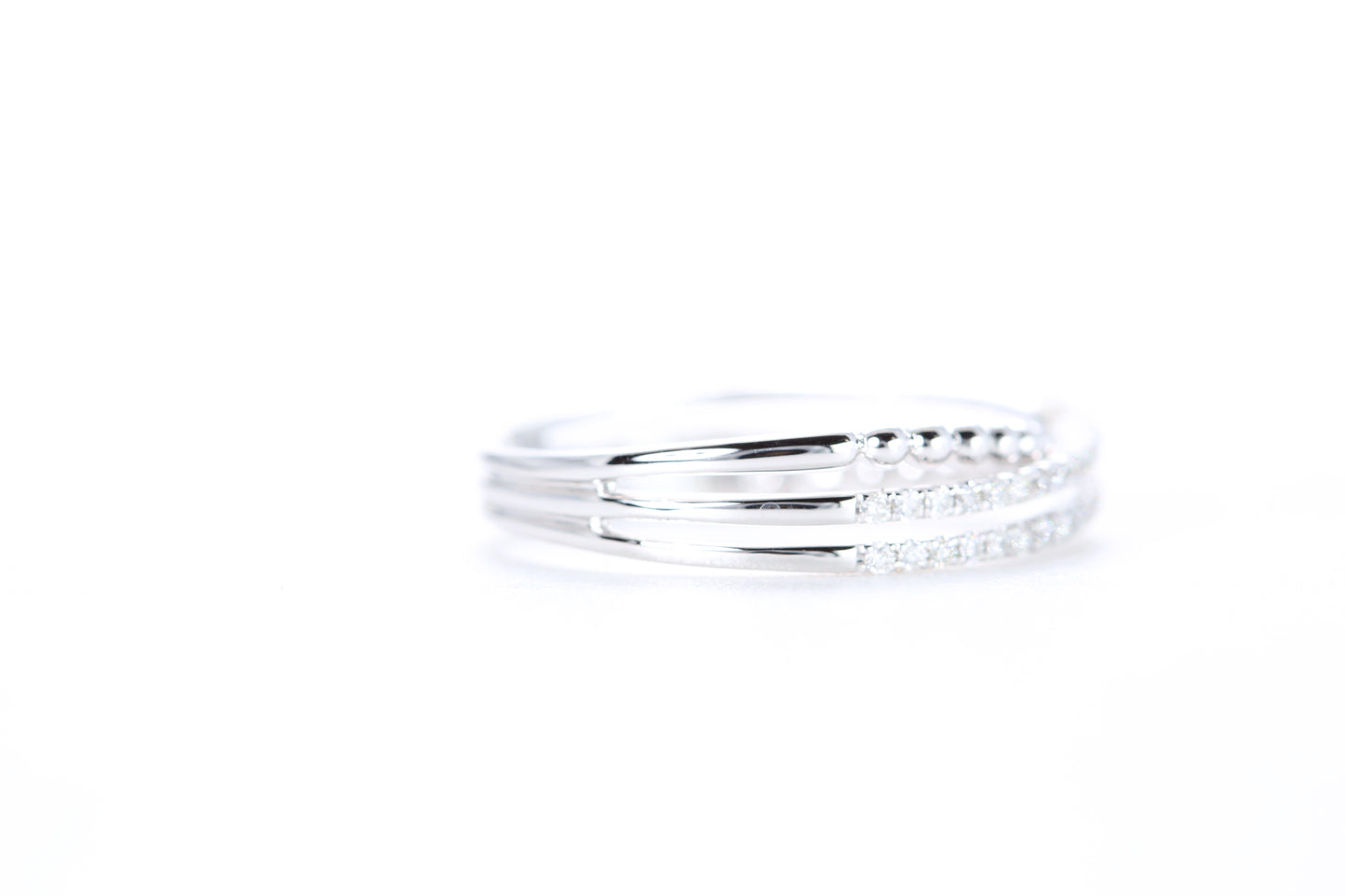 Intertwined Diamond Ring