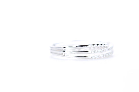 Intertwined Diamond Ring