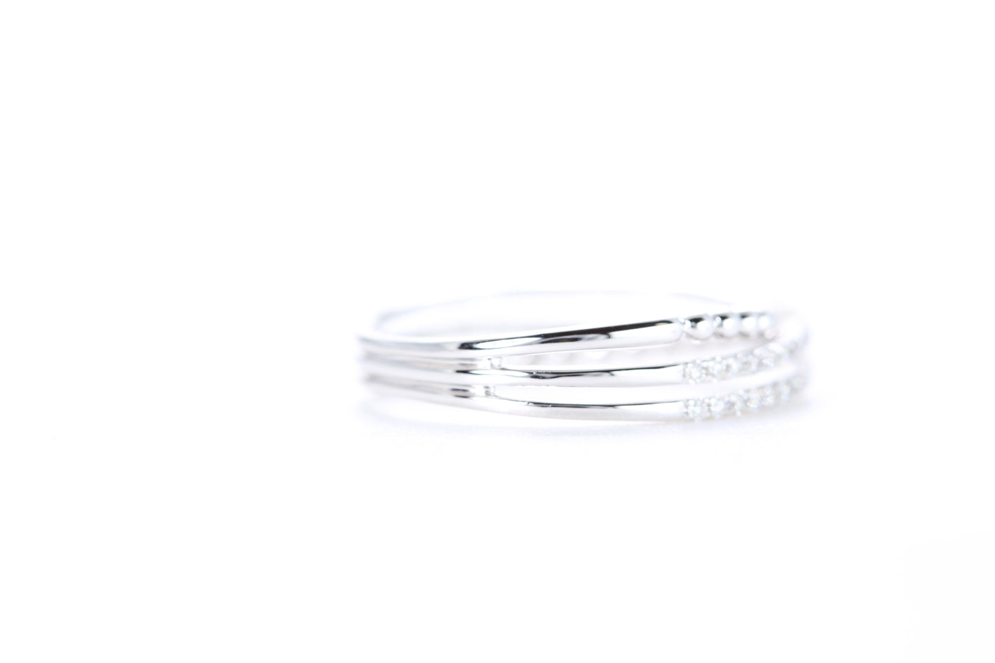 Intertwined Diamond Ring