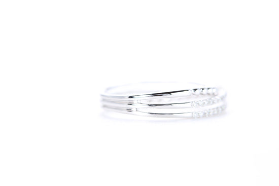 Intertwined Diamond Ring