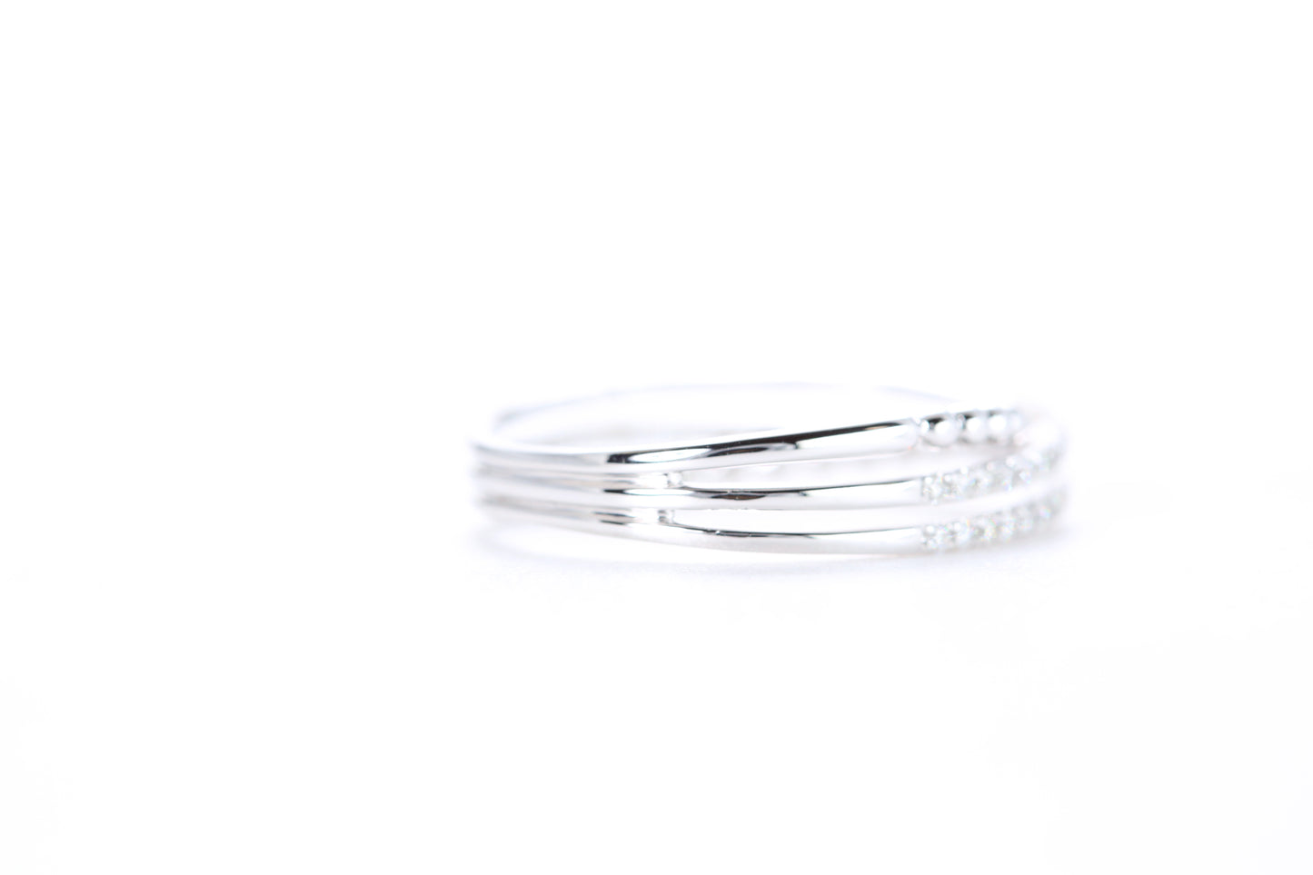 Intertwined Diamond Ring