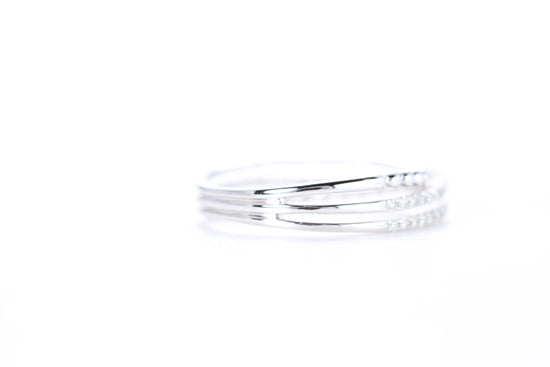 Intertwined Diamond Ring