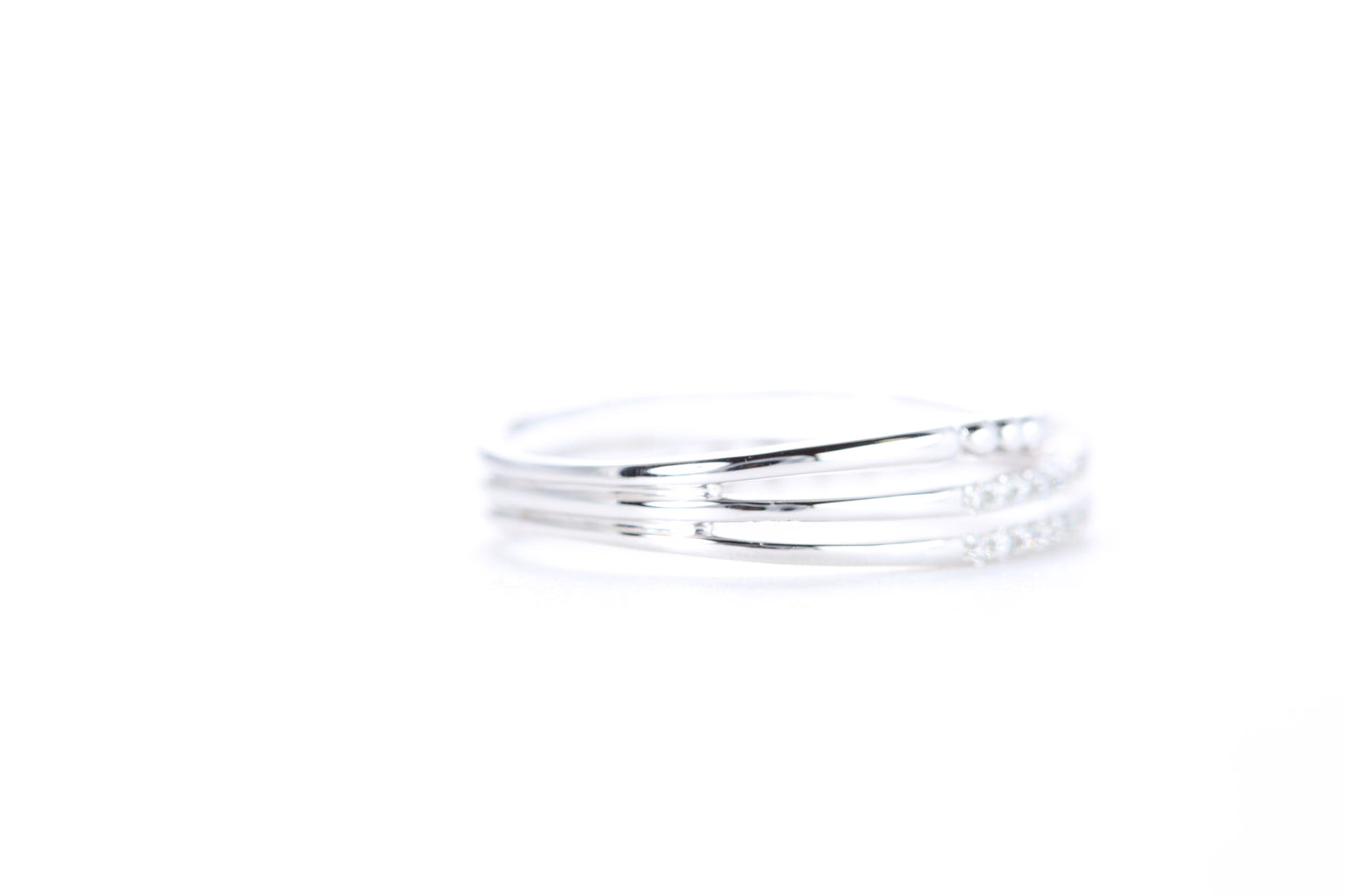 Intertwined Diamond Ring