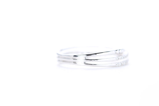 Intertwined Diamond Ring