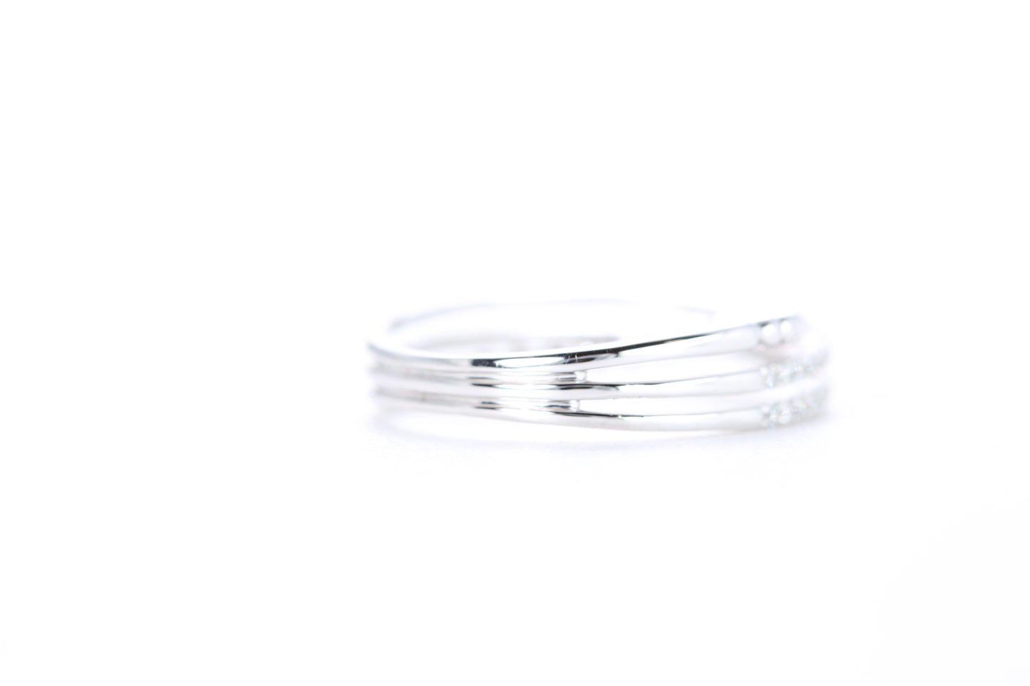 Intertwined Diamond Ring