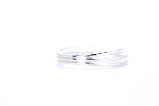 Intertwined Diamond Ring
