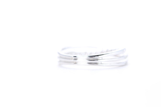 Intertwined Diamond Ring