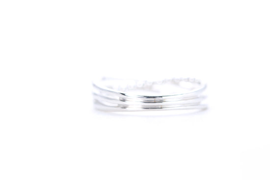Intertwined Diamond Ring