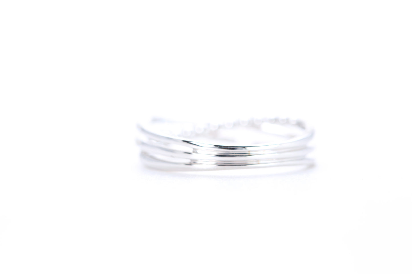 Intertwined Diamond Ring