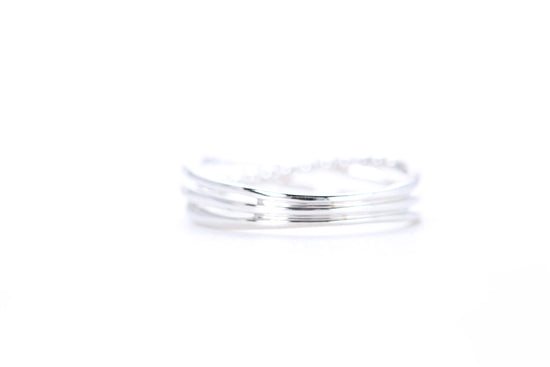 Intertwined Diamond Ring