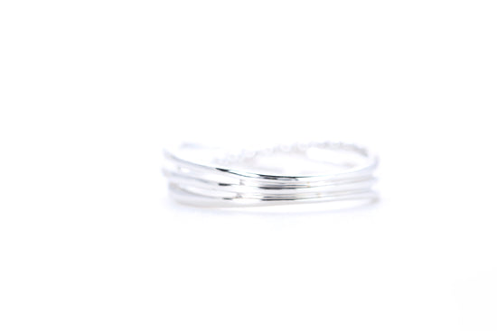 Intertwined Diamond Ring