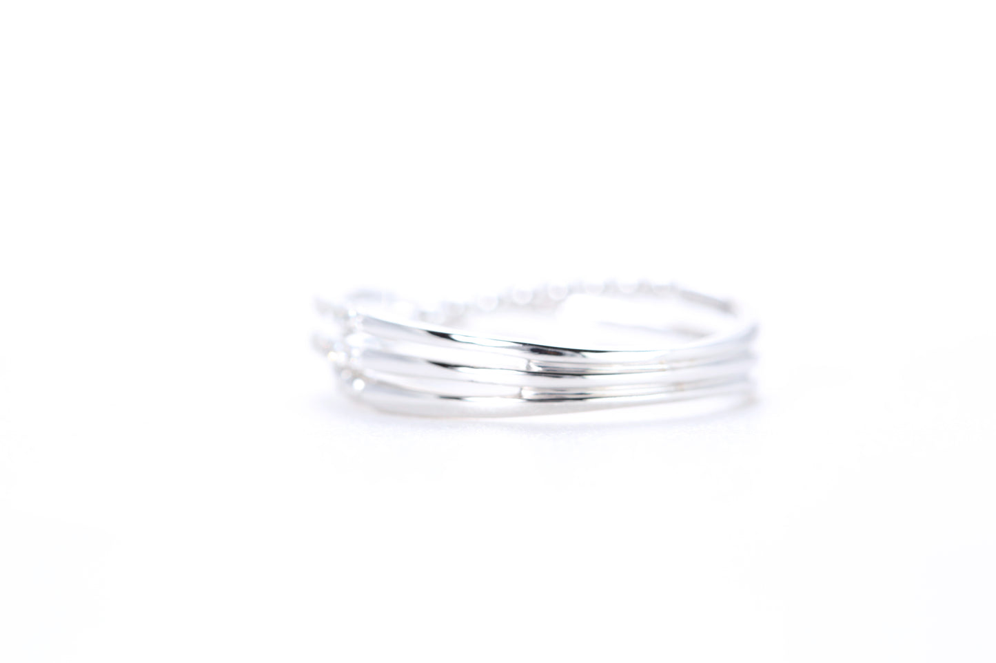 Intertwined Diamond Ring