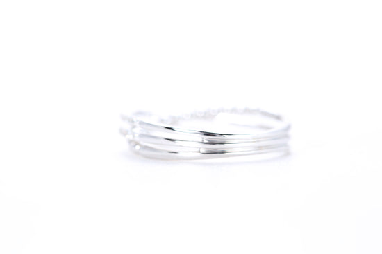 Intertwined Diamond Ring