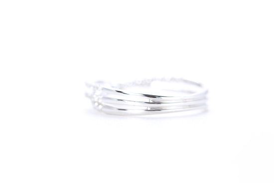 Intertwined Diamond Ring