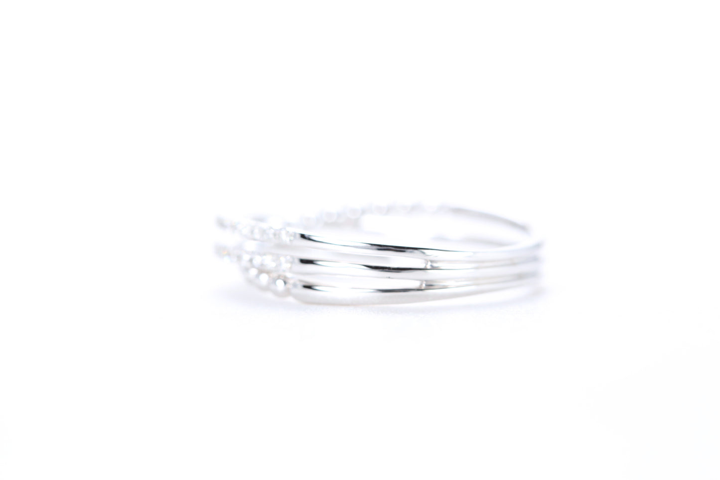 Intertwined Diamond Ring