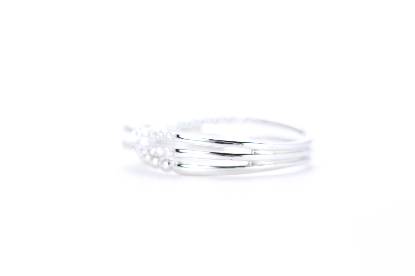 Intertwined Diamond Ring