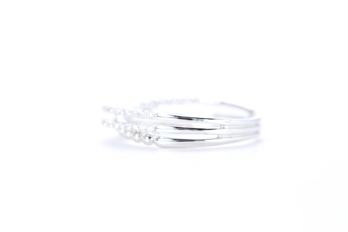 Intertwined Diamond Ring